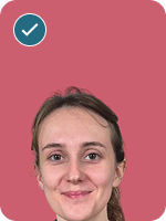 Résultat d'un test colorimétrie saison hiver sur une femme au teint clair