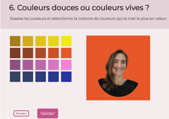 Test Colorimétrie